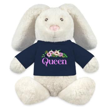 Queen - MiniFeet® RecycelHase® Bunny Cream - french navy - Front