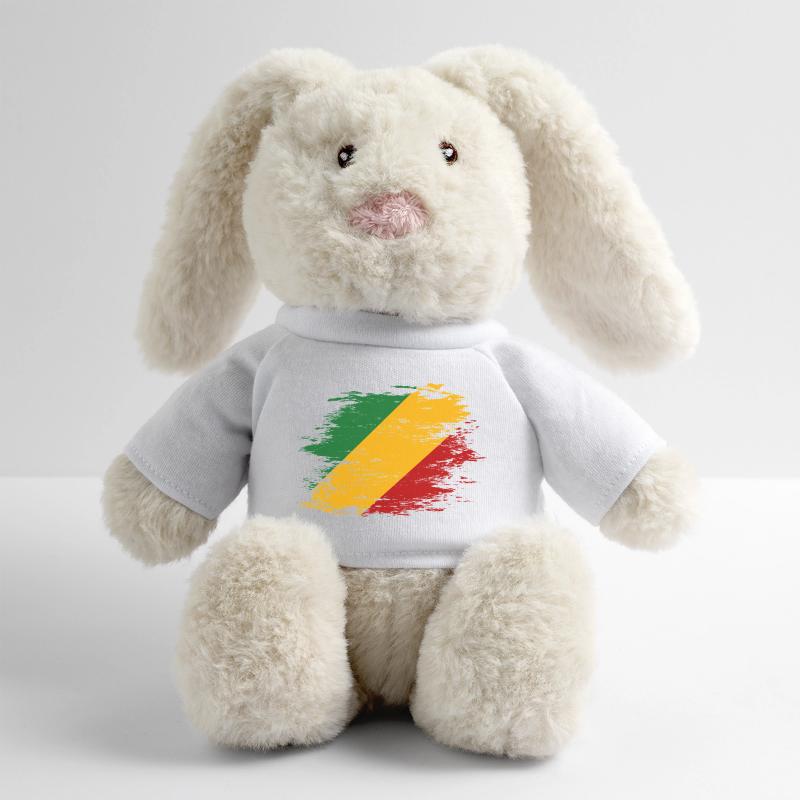 Kongo_Flagge_used MiniFeet® RecycelHase® Bunny Cream