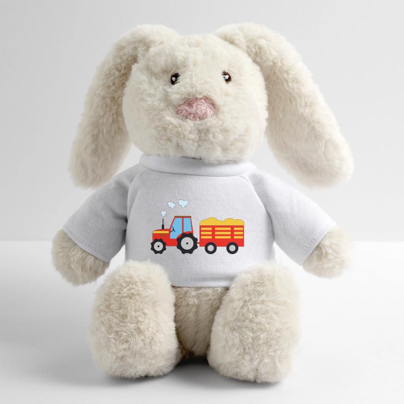 Traktor MiniFeet® RecycelHase® Creme