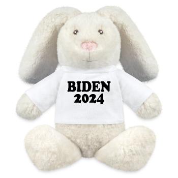 Biden 2024 - MiniFeet® RecycelHase® Bunny Cream - white - Front