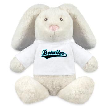 Car Detailer, Car Lover, Vehicle Detailer - MiniFeet® RecycelHase® Bunny Cream - white - Front