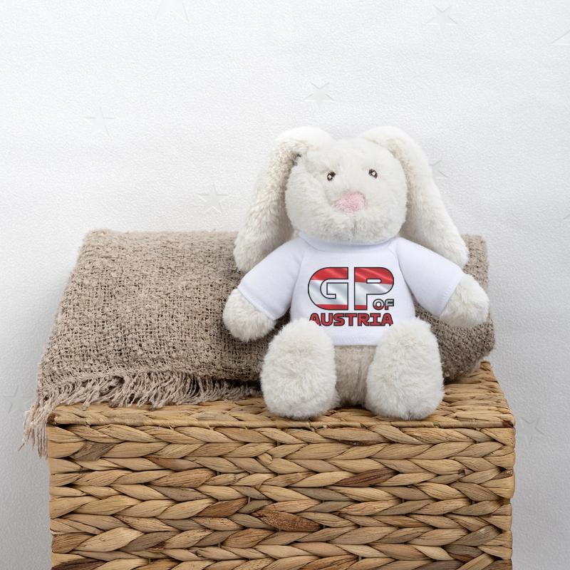 austria_gp Lapin en peluche recyclé MiniFeet® Crème