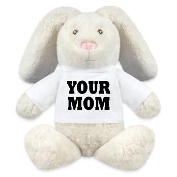 your mom - MiniFeet® RecycelHase® Bunny Cream - white - Front