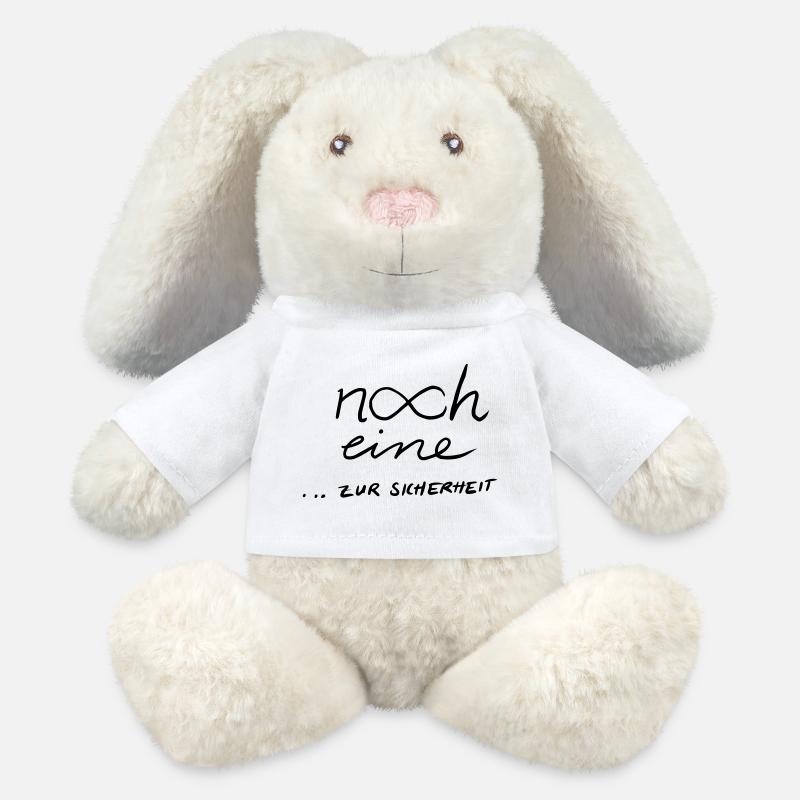 Autre... Pour être sûr 2 - Lapin en peluche recyclé MiniFeet® Crème - blanc