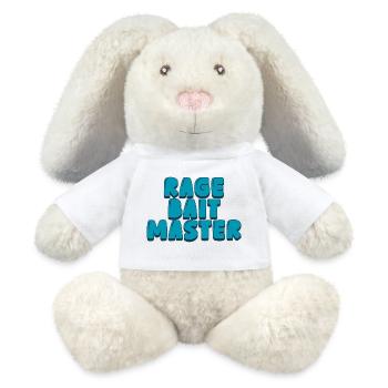 Rage-Bait-Meister - MiniFeet® RecycelHase® Creme - Weiß - Vorne