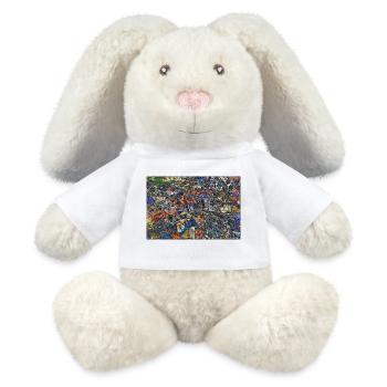 jabtrünjnigj - MiniFeet® RecycelHase® Creme - Weiß - Vorne