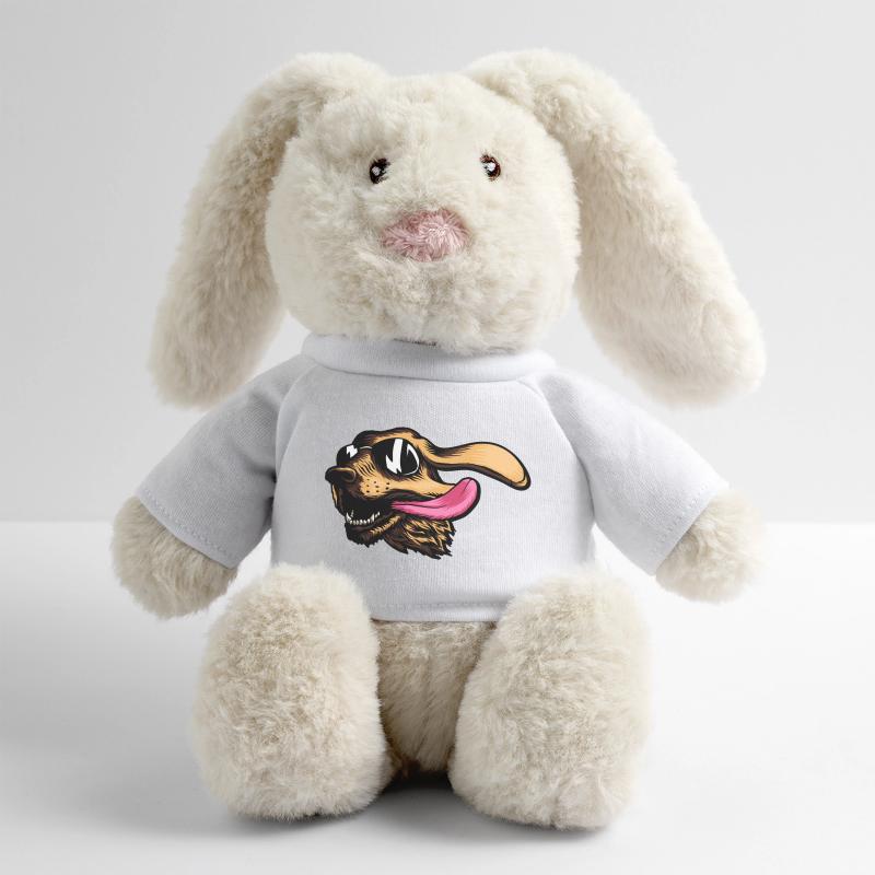 Chiens chiens Lapin en peluche recyclé MiniFeet® Crème