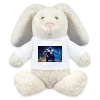 Sumo God - MiniFeet® RecycelHase® Bunny Cream - white - Front