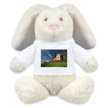 Zavelstein Castle Ruins - MiniFeet® RecycelHase® Bunny Cream - white - Front