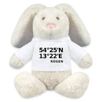 Rügen - MiniFeet® RecycelHase® Creme - Weiß - Vorne