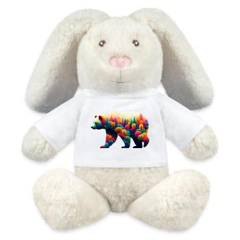 Bear - MiniFeet® RecycelHase® Bunny Cream - white - Front