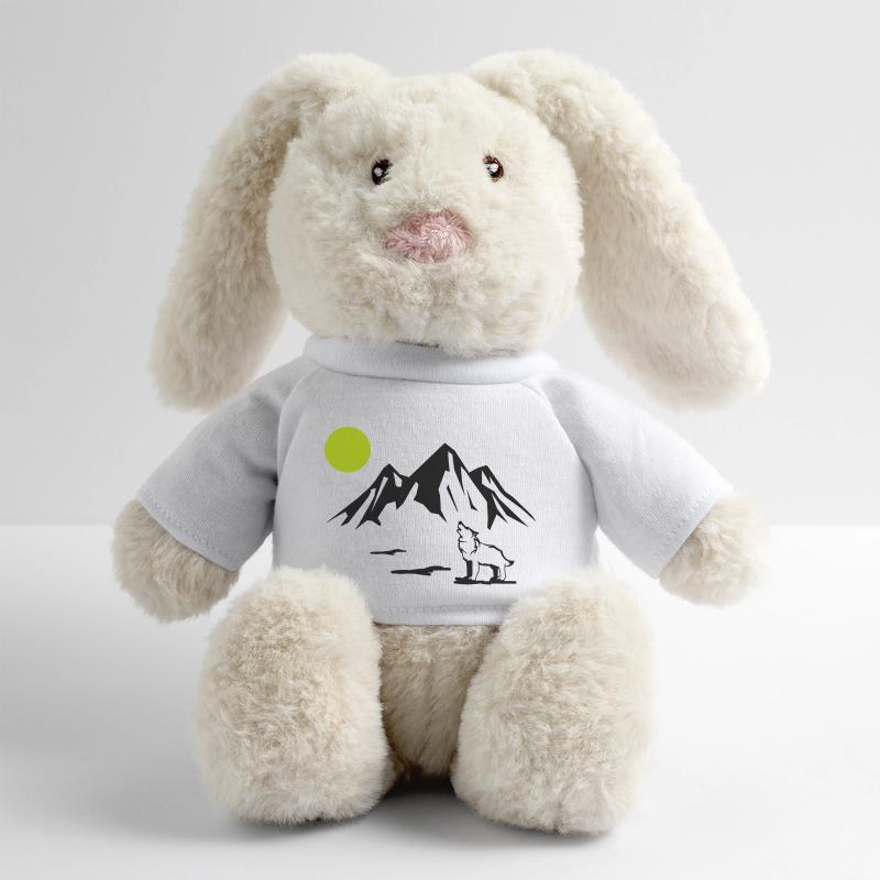 Wolf Full Moon MiniFeet® RecycelHase® Bunny Cream
