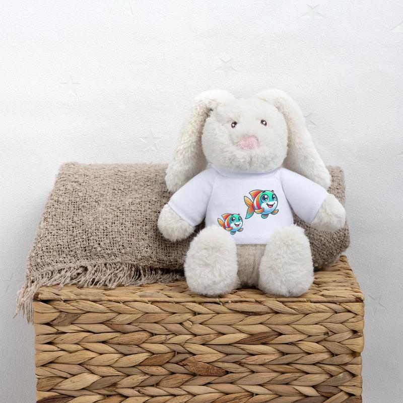 Fish Comic MiniFeet® RecycelHase® Bunny Cream