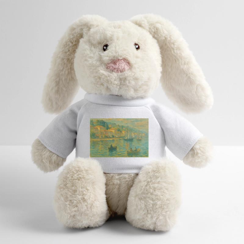 Hafenimpression Abendlicht MiniFeet® RecycelHase® Creme