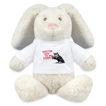 Shelter from the Storm - MiniFeet® RecycelHase® Creme - Weiß - Vorne
