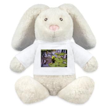 fabiolous world Seerosenteich - MiniFeet® RecycelHase® Creme - Weiß - Vorne
