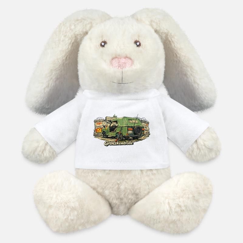 Border control - MiniFeet® RecycelHase® Bunny Cream - white