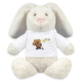 Viva Mariachi Stage Worker - MiniFeet® RecycelHase® Bunny Cream - white - Front
