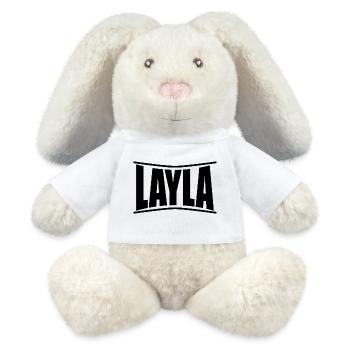 T-Shirt Layla T-Shirt Geschenkidee - MiniFeet® RecycelHase® Creme - Weiß - Vorne