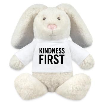 Charity - MiniFeet® RecycelHase® Bunny Cream - white - Front