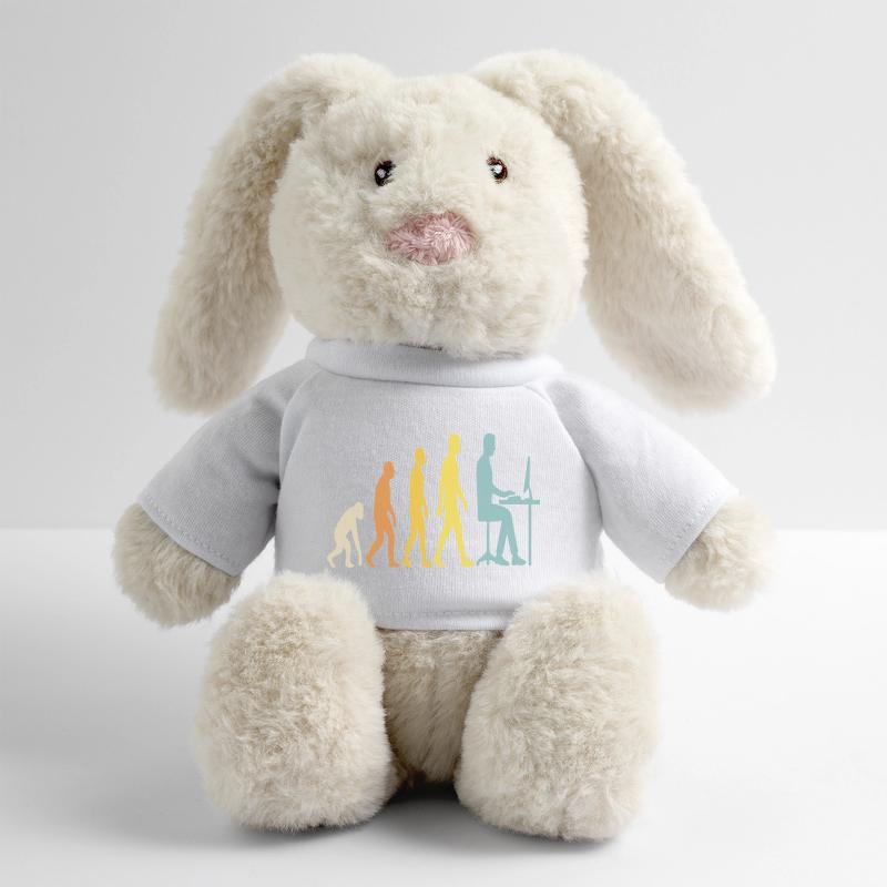 Tech Evolution at the Desk MiniFeet® RecycelHase® Bunny Cream