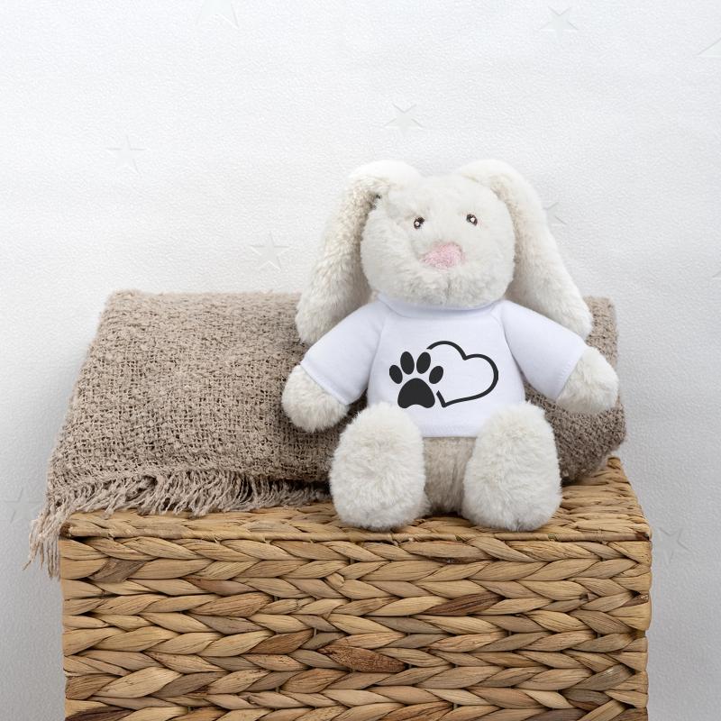 Paw Heart MiniFeet® RecycelHase® Bunny Cream