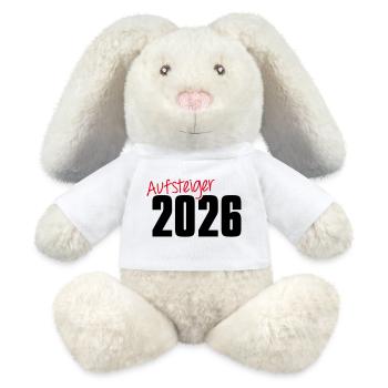 Aufsteiger 2026 Aufstieg - MiniFeet® RecycelHase® Creme - Weiß - Vorne