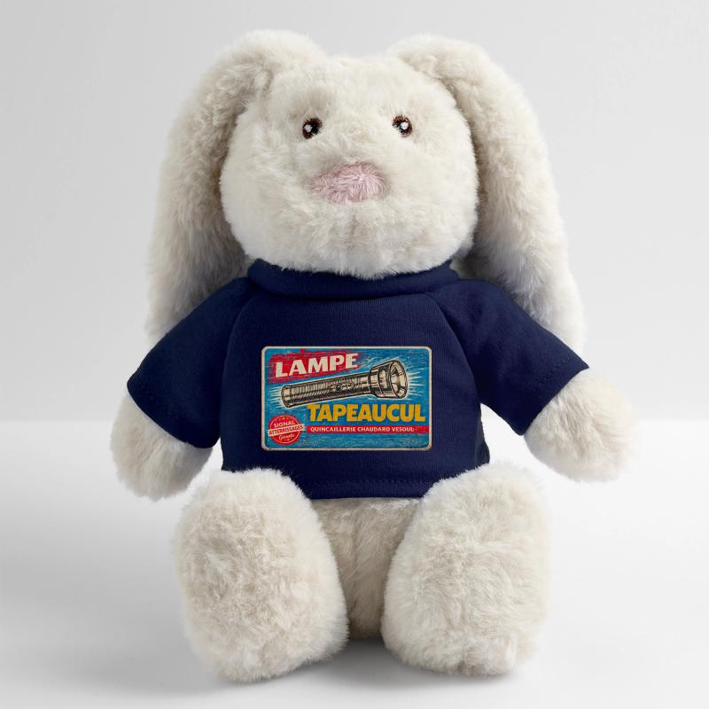 Lampe Tapeaucul – Reference 7eme compagnie Lapin en peluche recyclé MiniFeet® Crème