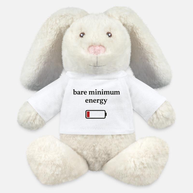 Bare Minimum Energie - MiniFeet® RecycelHase® Creme - Weiß