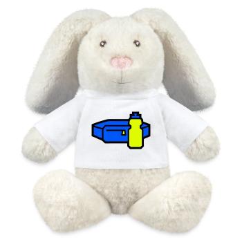 Practical Hydration Belt Runner - MiniFeet® RecycelHase® Bunny Cream - white - Front