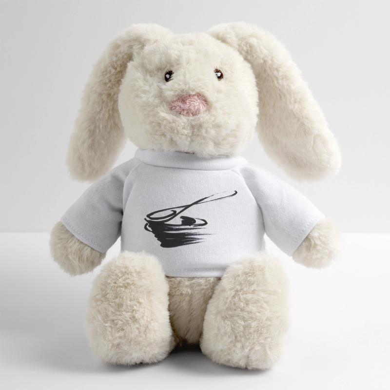 cuillère 01 Lapin en peluche recyclé MiniFeet® Crème