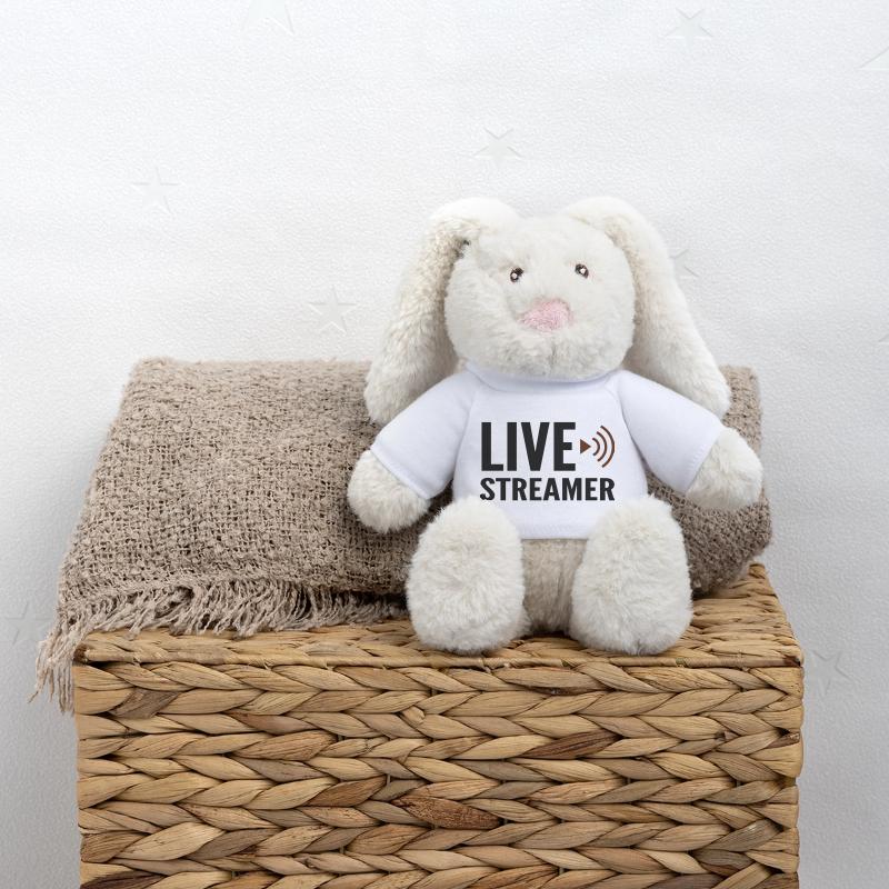 Streamer live streamer MiniFeet® RecycelHase® Bunny Cream