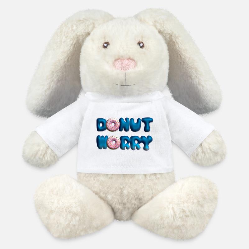 Donut Worry - MiniFeet® RecycelHase® Creme - Weiß