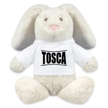 T-Shirt Tosca T-Shirt femininer Name - MiniFeet® RecycelHase® Creme - Weiß - Vorne