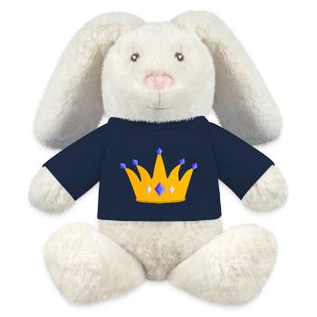 Crown - MiniFeet® RecycelHase® Bunny Cream - french navy - Front