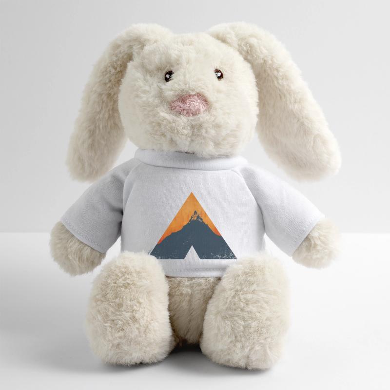 Triangle du Cervin Lapin en peluche recyclé MiniFeet® Crème