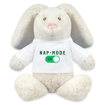Nap Mode Active - MiniFeet® RecycelHase® Bunny Cream - white - Front