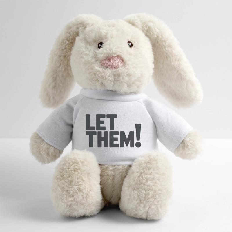 Let Them!  A Clean Mindset Statement MiniFeet® RecycelHase® Creme