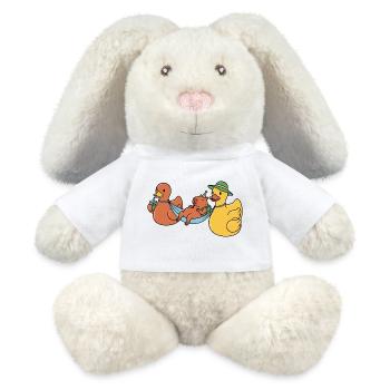 Enten tragen Capy - MiniFeet® RecycelHase® Creme - Weiß - Vorne