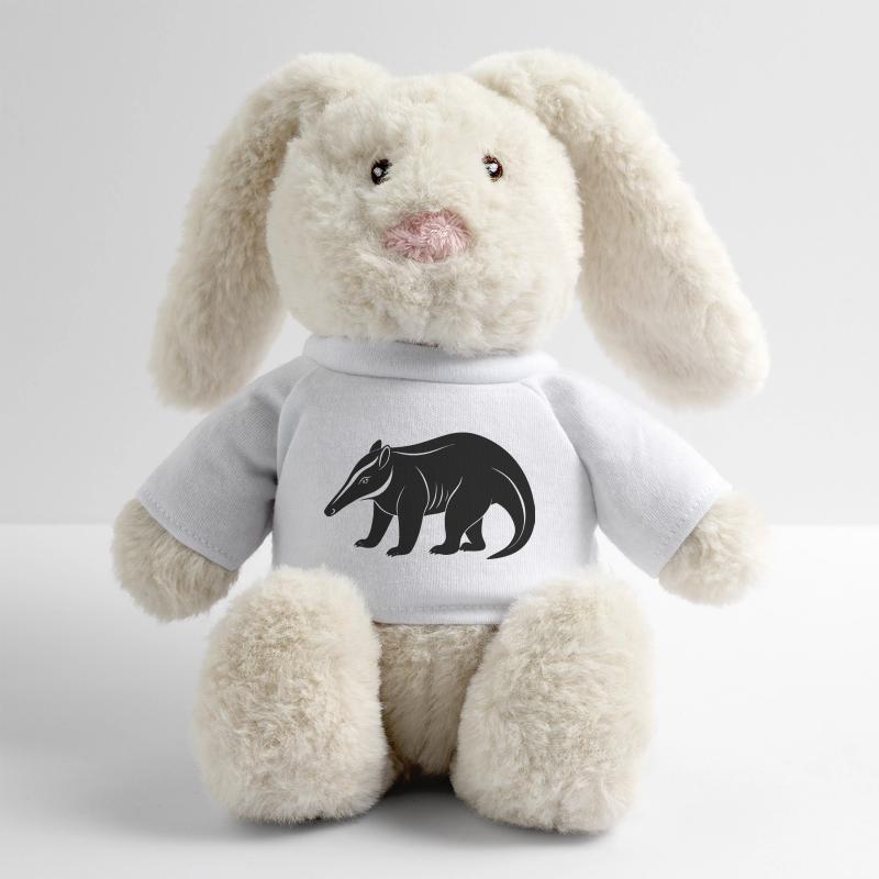Fourmilier géant Lapin en peluche recyclé MiniFeet® Crème