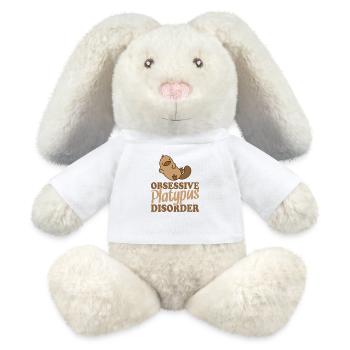 Trouble obsessionnel de l’ornithorynque Schnabeltier - Lapin en peluche recyclé MiniFeet® Crème - blanc - Devant