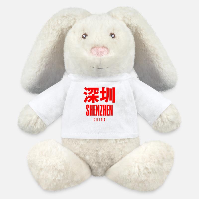 Shenzhen China - MiniFeet® RecycelHase® Creme - Weiß