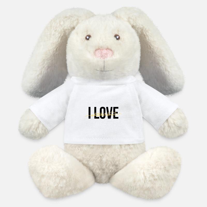 October love - MiniFeet® RecycelHase® Bunny Cream - white