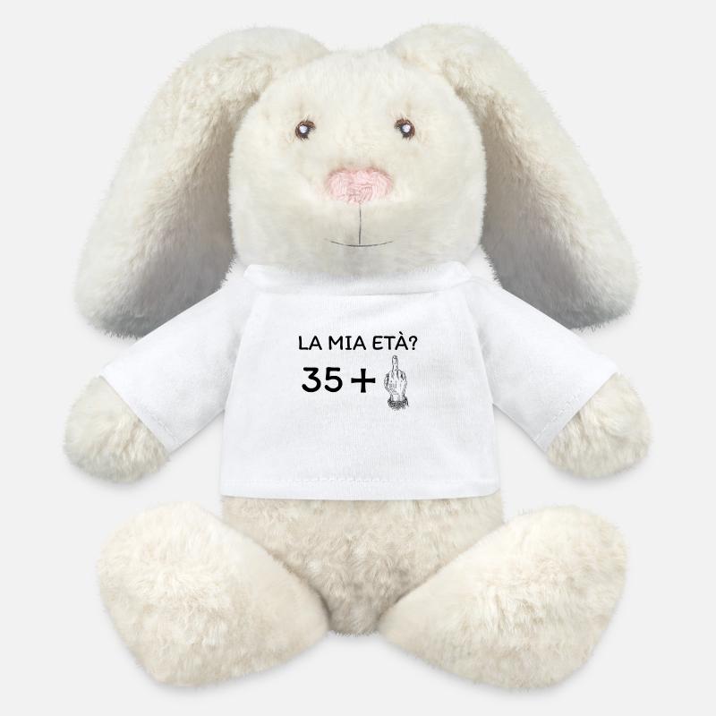 Mein Alter 36 - MiniFeet® RecycelHase® Creme - Weiß