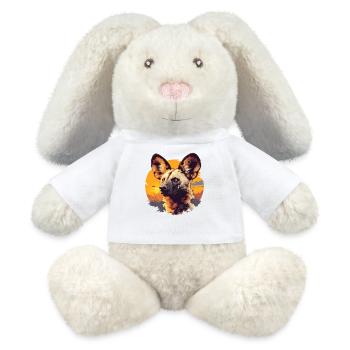 Wild Dogs Wild Dog - MiniFeet® RecycelHase® Bunny Cream - white - Front