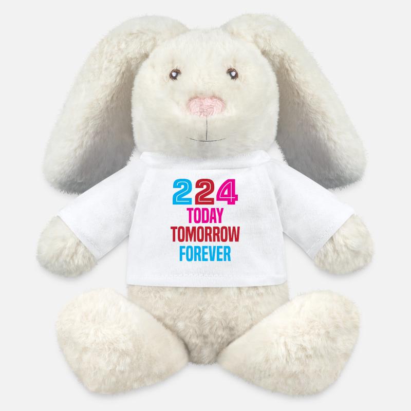 224 Today, Tomorrow, Forever - MiniFeet® RecycelHase® Bunny Cream - white