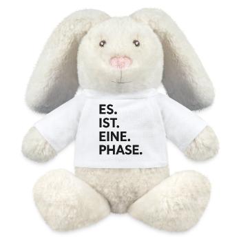 It. is. one. Phase. - MiniFeet® RecycelHase® Bunny Cream - white - Front
