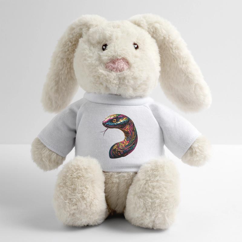serpent, python, cobra, serpent à sonnettes, serpents Lapin en peluche recyclé MiniFeet® Crème
