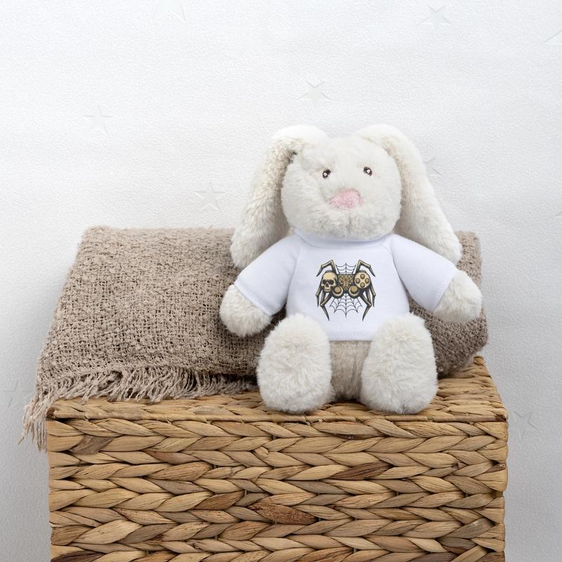 Skull Spider with Controller MiniFeet® RecycelHase® Bunny Cream
