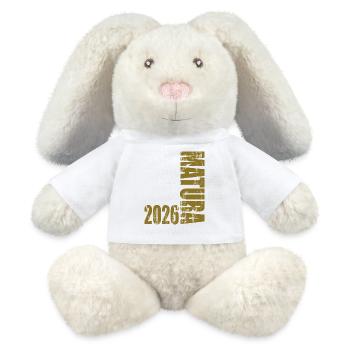 Maturité 2026 - Lapin en peluche recyclé MiniFeet® Crème - blanc - Devant